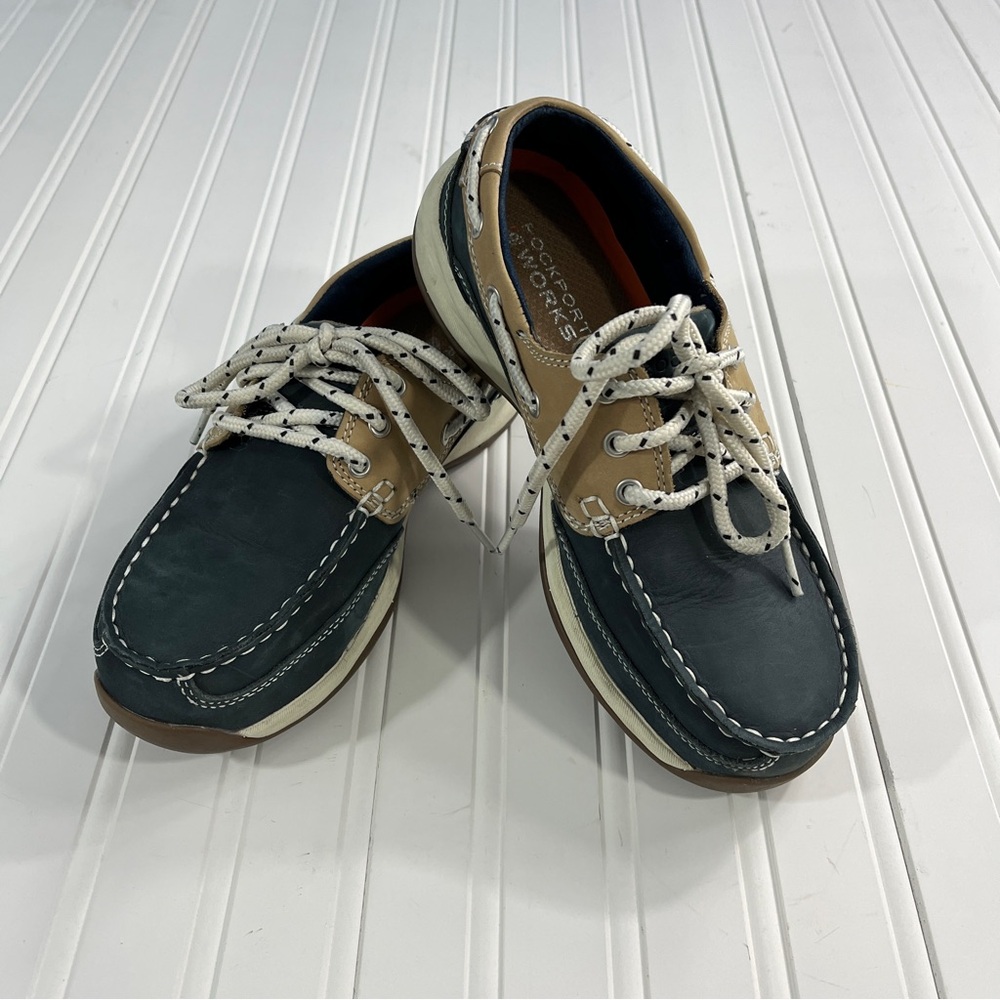 Rockport Works women’s steel toe Sailing Club shoes size 7.5